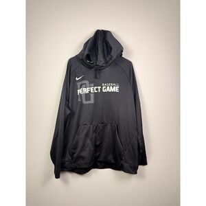 Nike Hoodie Size XXL Black Perfect Game Baseball Mens Pullover